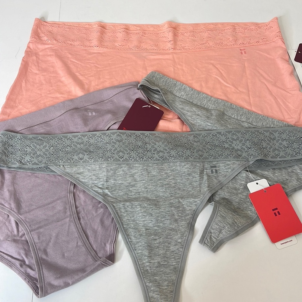 Tommy John Assortment of Panties 4 Pairs XXL